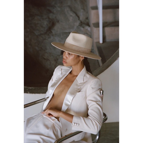 Lack Of Color Accessories - Lack of Color Neutral Wide Brimmed Hat 100% Australian Wool size 55cm - Misc